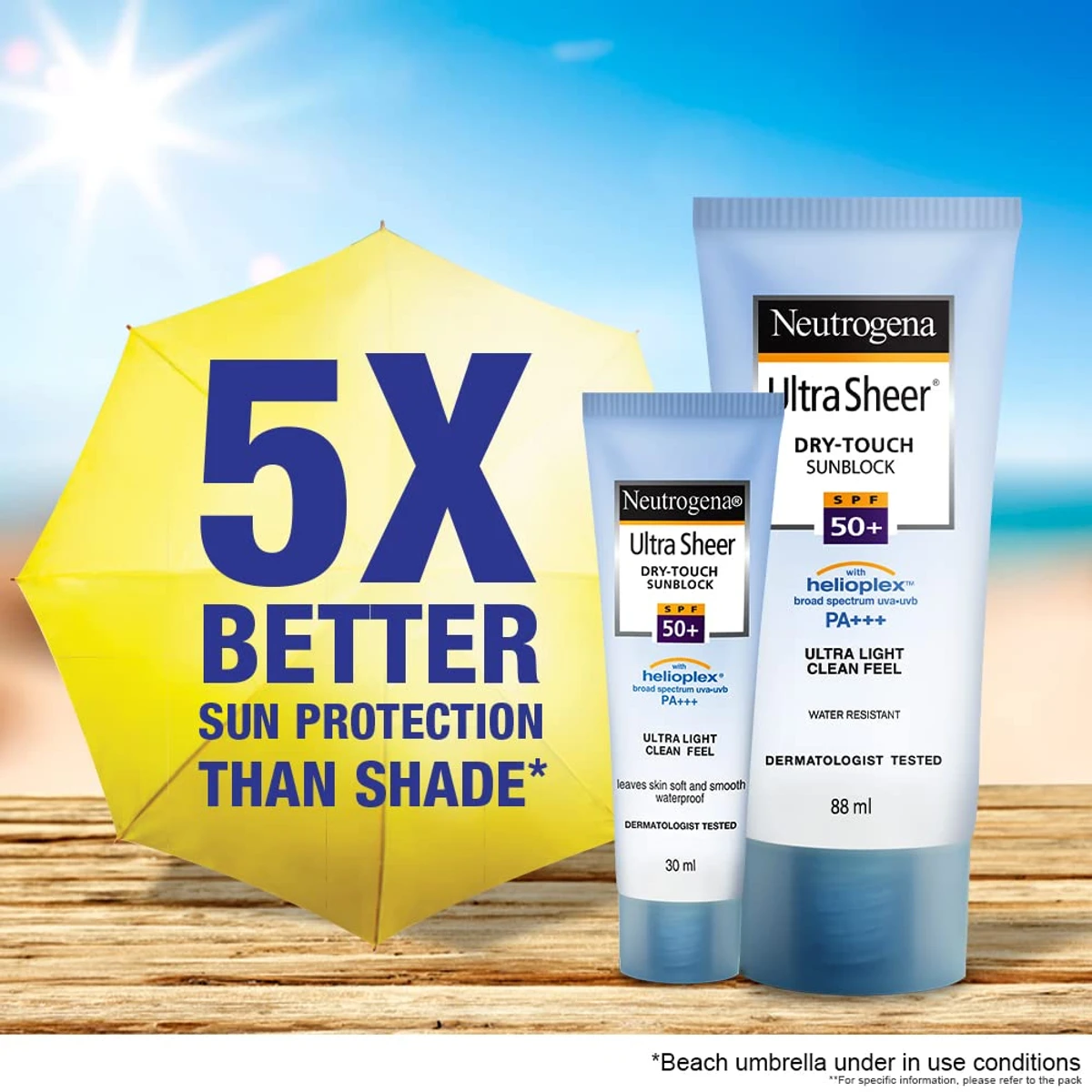 Neutrogena Ultra Sheer Dry-Touch Sunblock SPF50++ (88ml) - Image 4