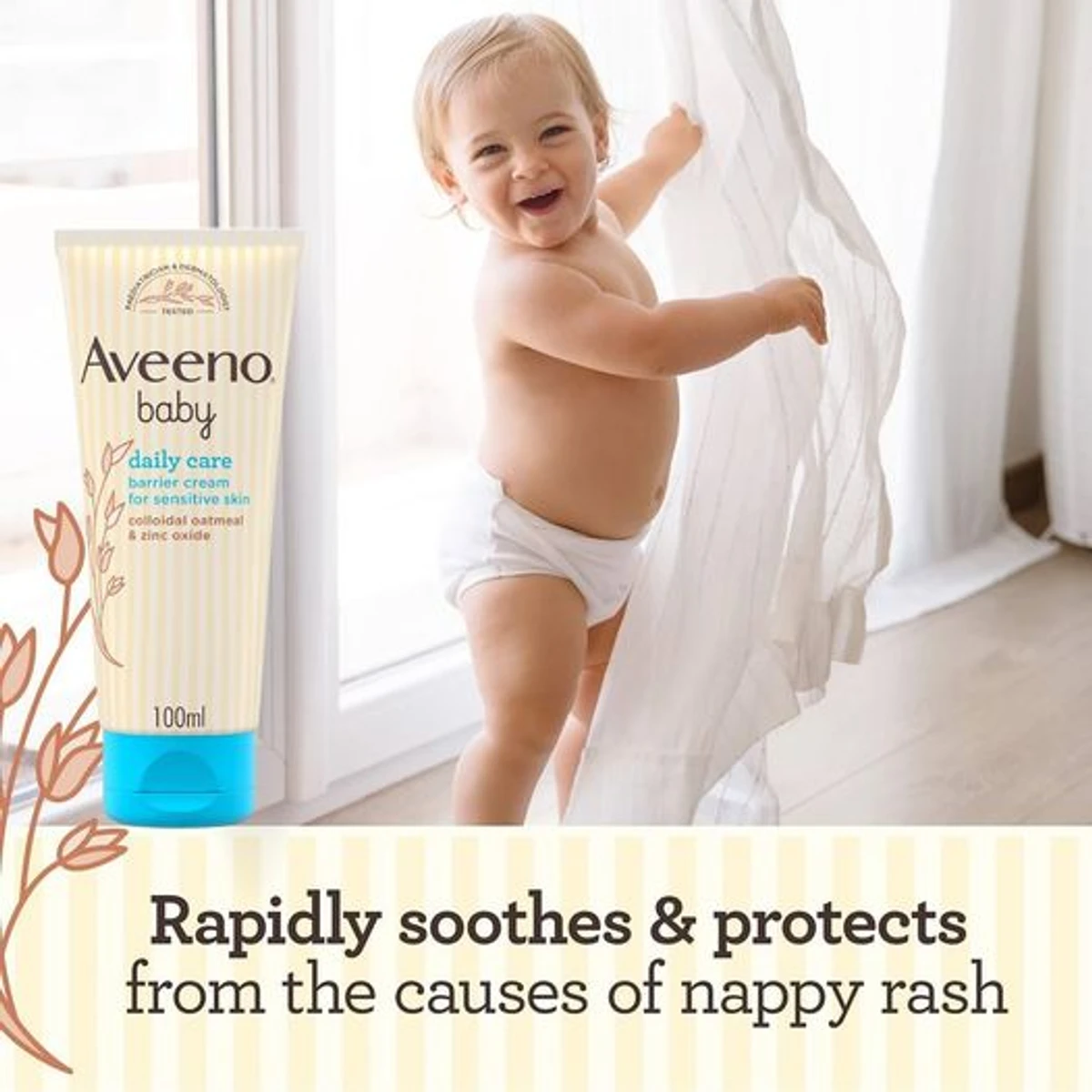 Aveeno Baby Daily Care Barrier Cream–100ml - Image 3