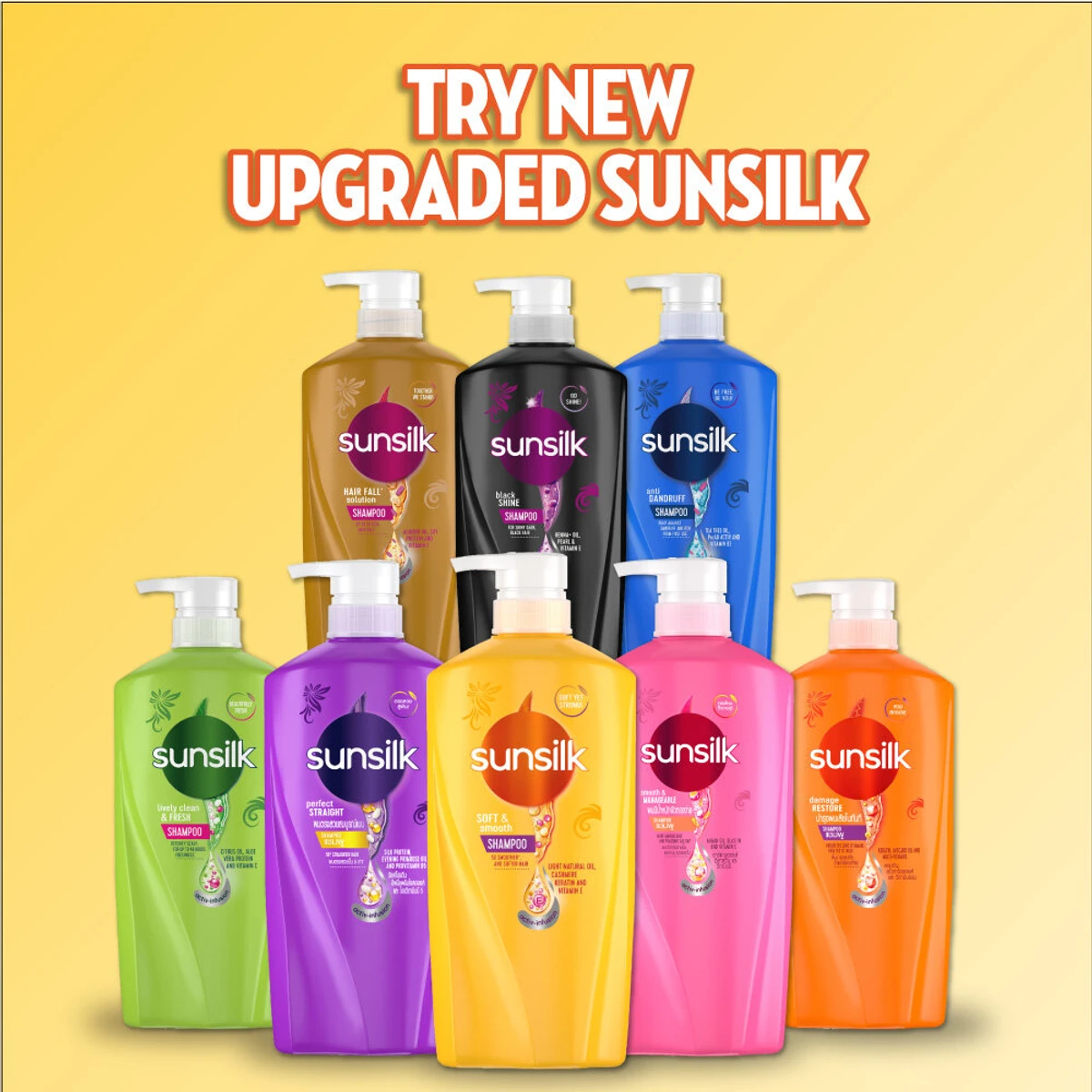 Sunsilk Hair Fall Solution Shampoo-(625ml) - Image 3