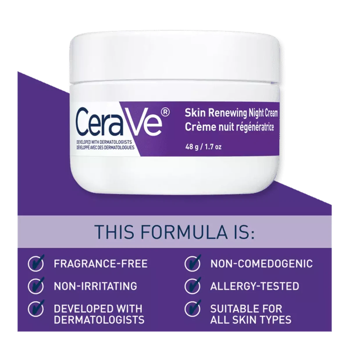 CeraVe Skin Renewing Night Cream (48grm)