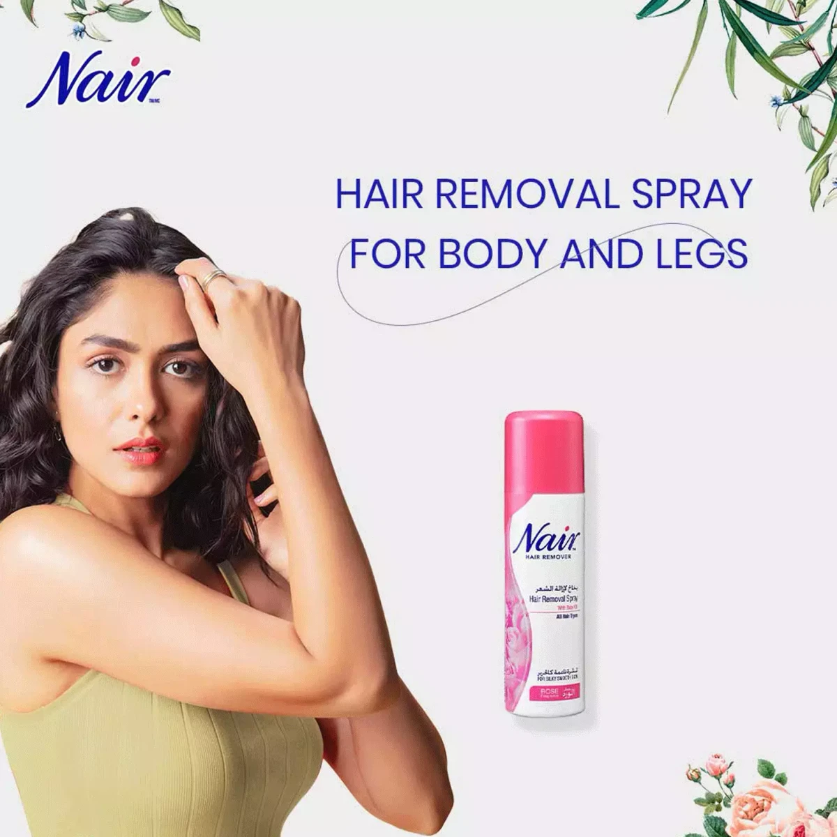 Nair Hair Removal Spray Rose (200ml) - Image 3