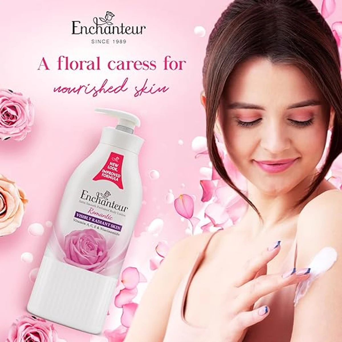 Enchanteur Romantic Hand and Body Lotion (500ml)