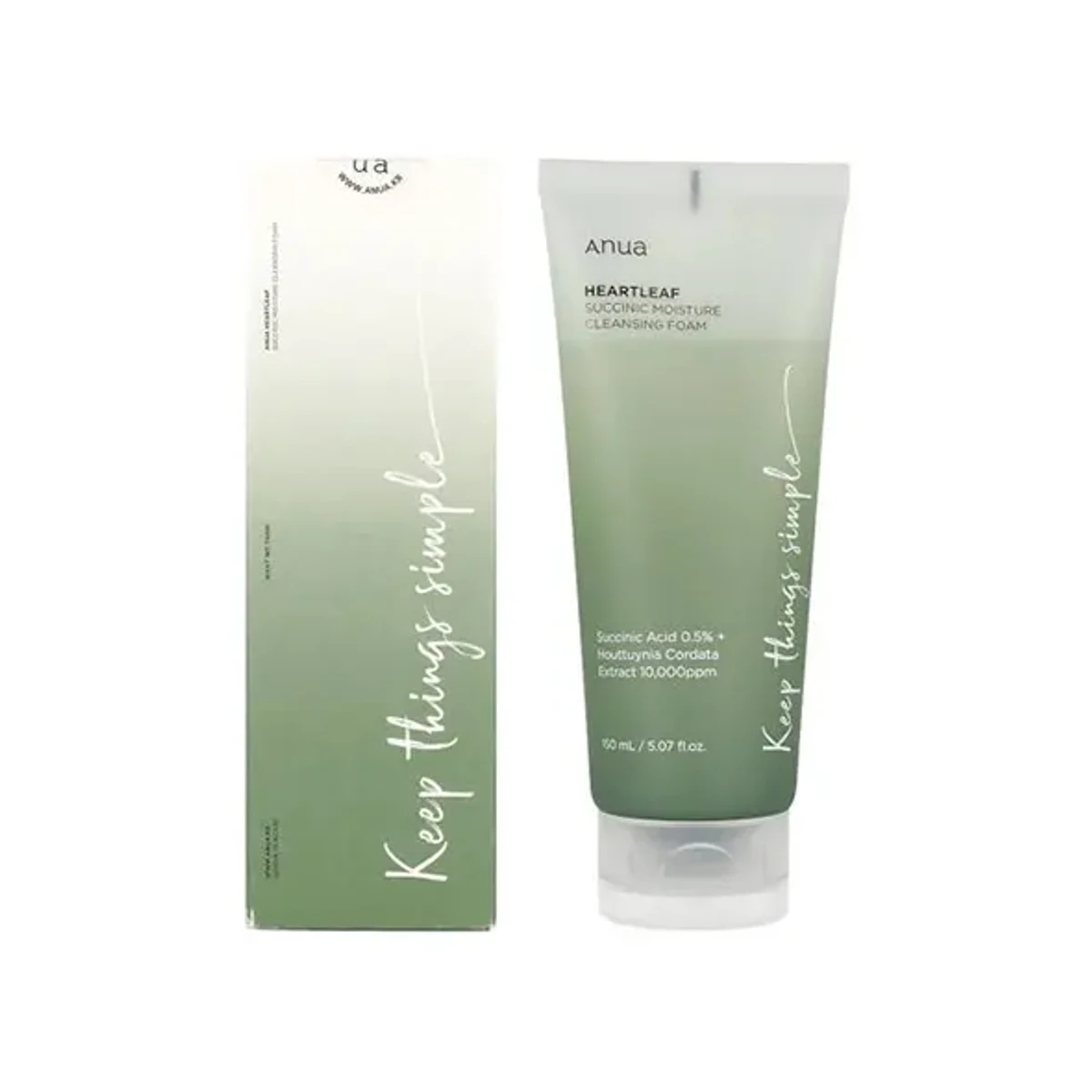 Anua Heartleaf Quercetinol Pore Deep Cleansing Foam - 150ml