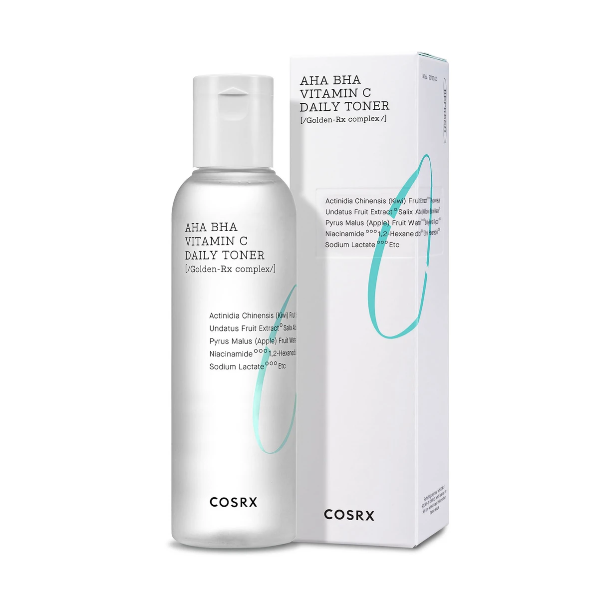 COSRX ABC Daily Toner for Day & Night with AHA, BHA, & Vitamin C-(150ml/50ml)