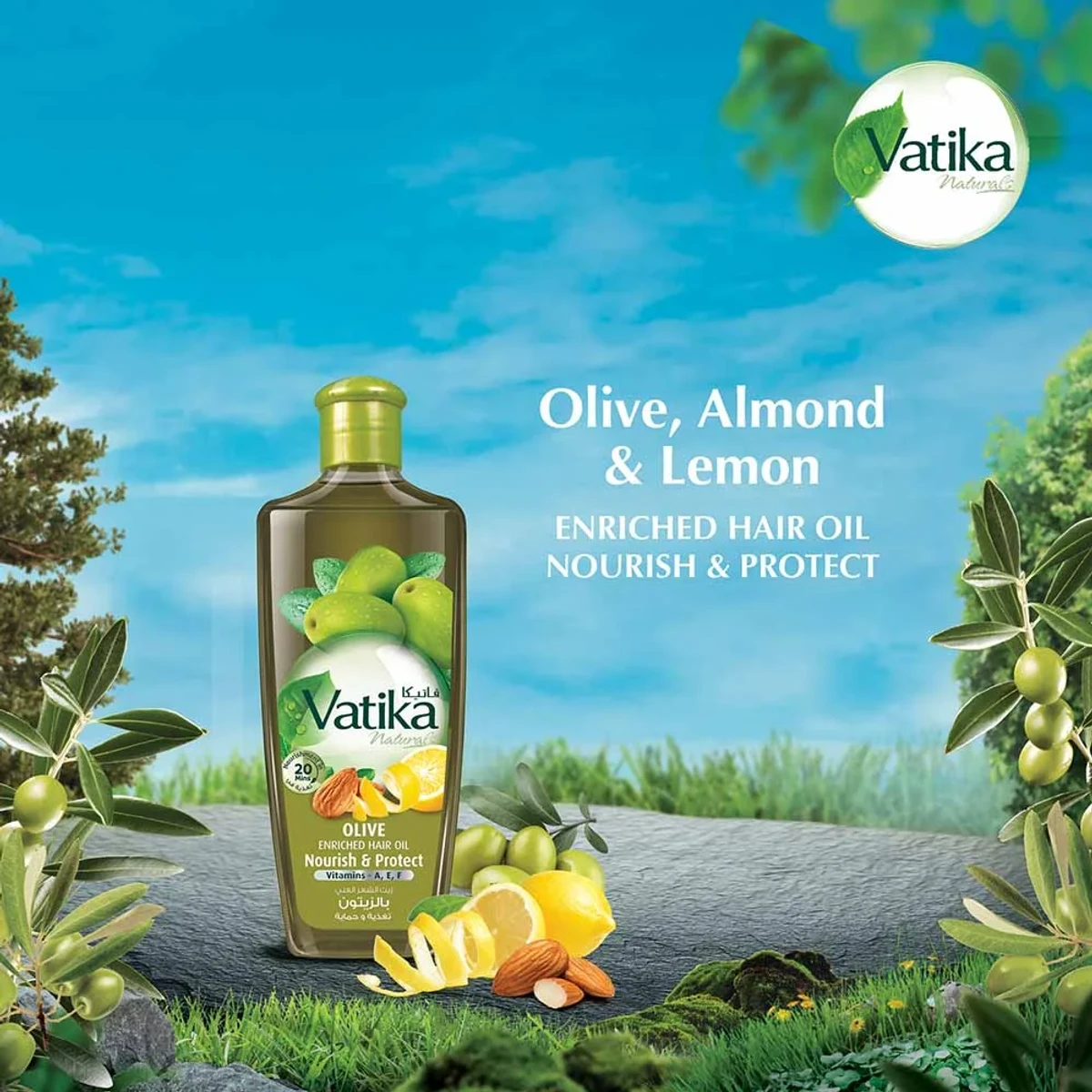 Vatika Naturals Olive Hair Oil 300ml - Image 3