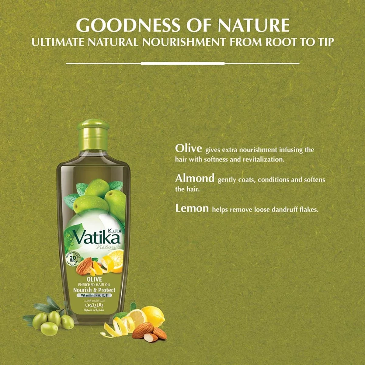 Vatika Naturals Olive Hair Oil 300ml - Image 4