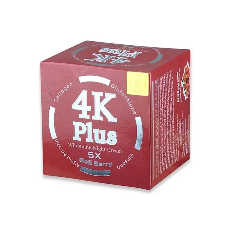 4K Plus 5x Whitening Night Cream (Red) 20g