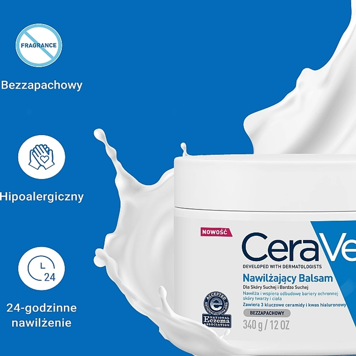 Cerave moisturizing cream for normal to dry skin 340g