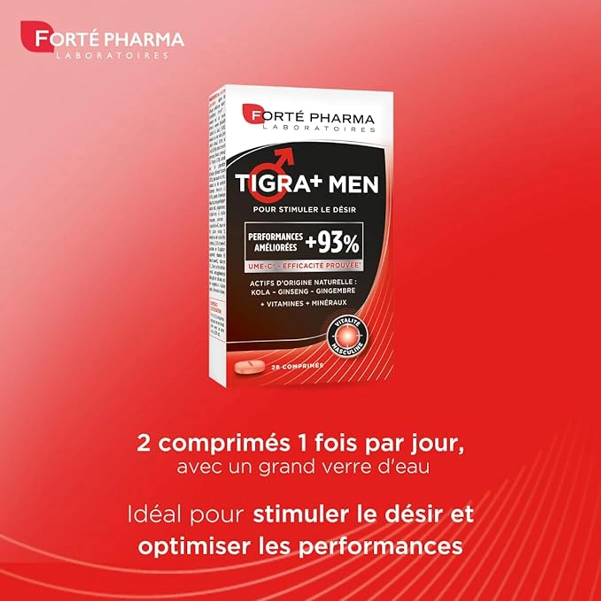 Forté Pharma Energy Tigra+ Men 28 Tablets - Image 3