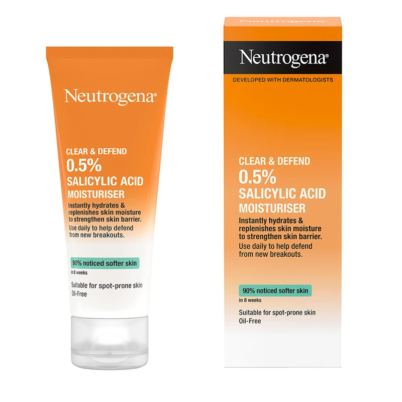 Neutrogena® Clear & Defend 0.5% Salicylic Acid Oil-Free Moisturiser 50ml