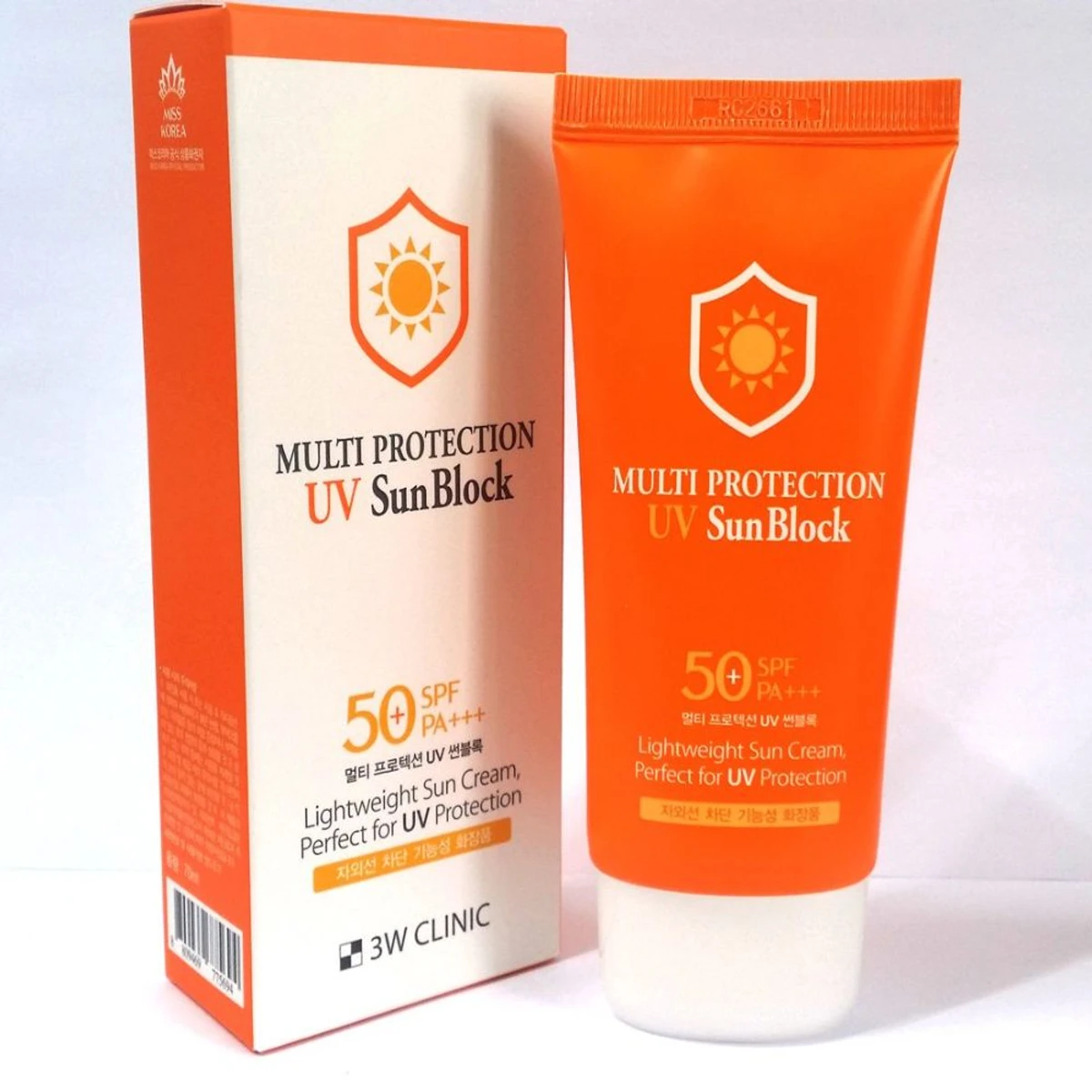 3W Clinic Multi Protection UV Sun Block SPF 50+/PA+++ (70ml)