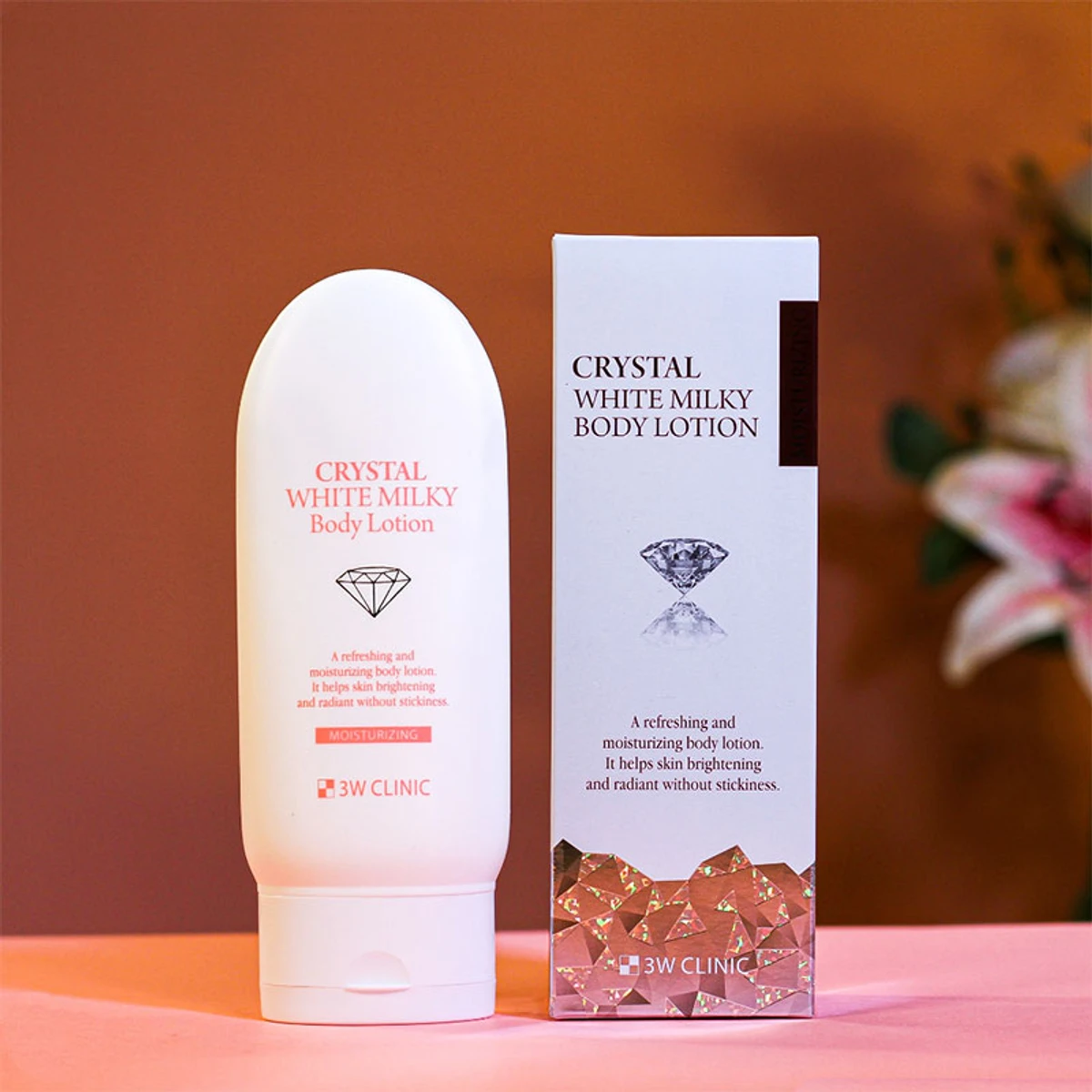 3w Clinic Crystal White Milky Body Lotion–(150gm)